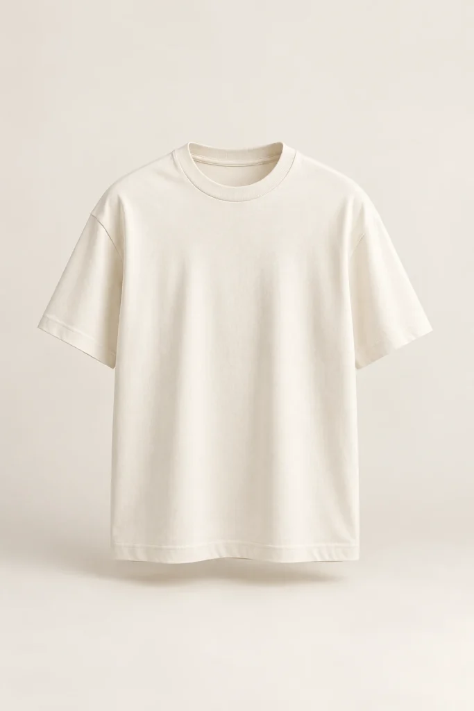 Everyday Cotton Tee in Ivory