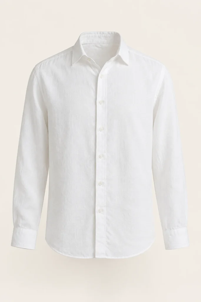 Easy Linen Shirt — single garment