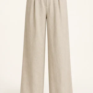 Wide Leg Linen Pants — single garment