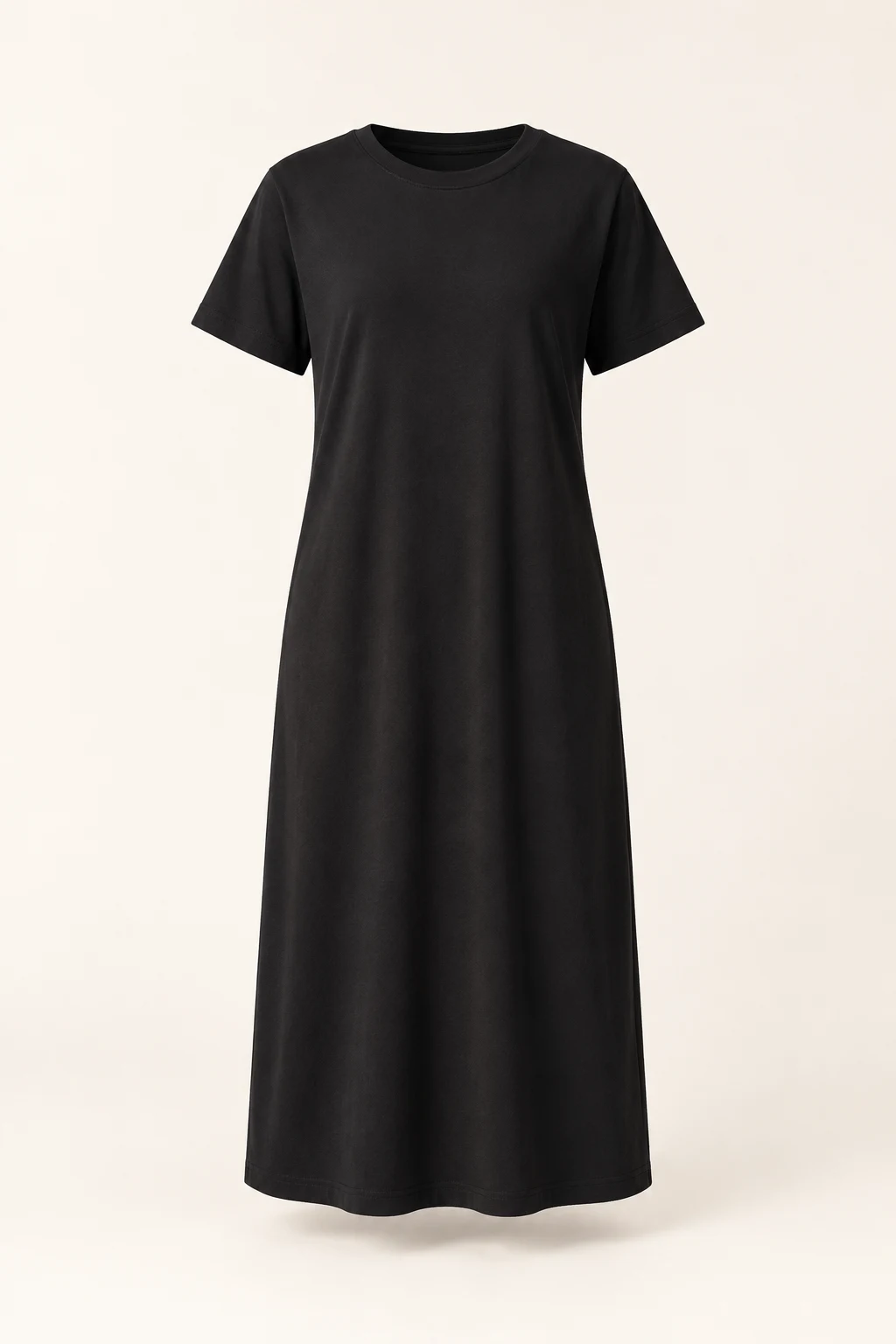 Everyday Jersey Dress in Black